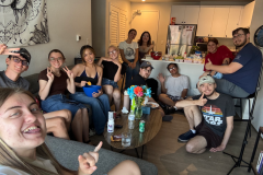 Making Burgers with my friends 